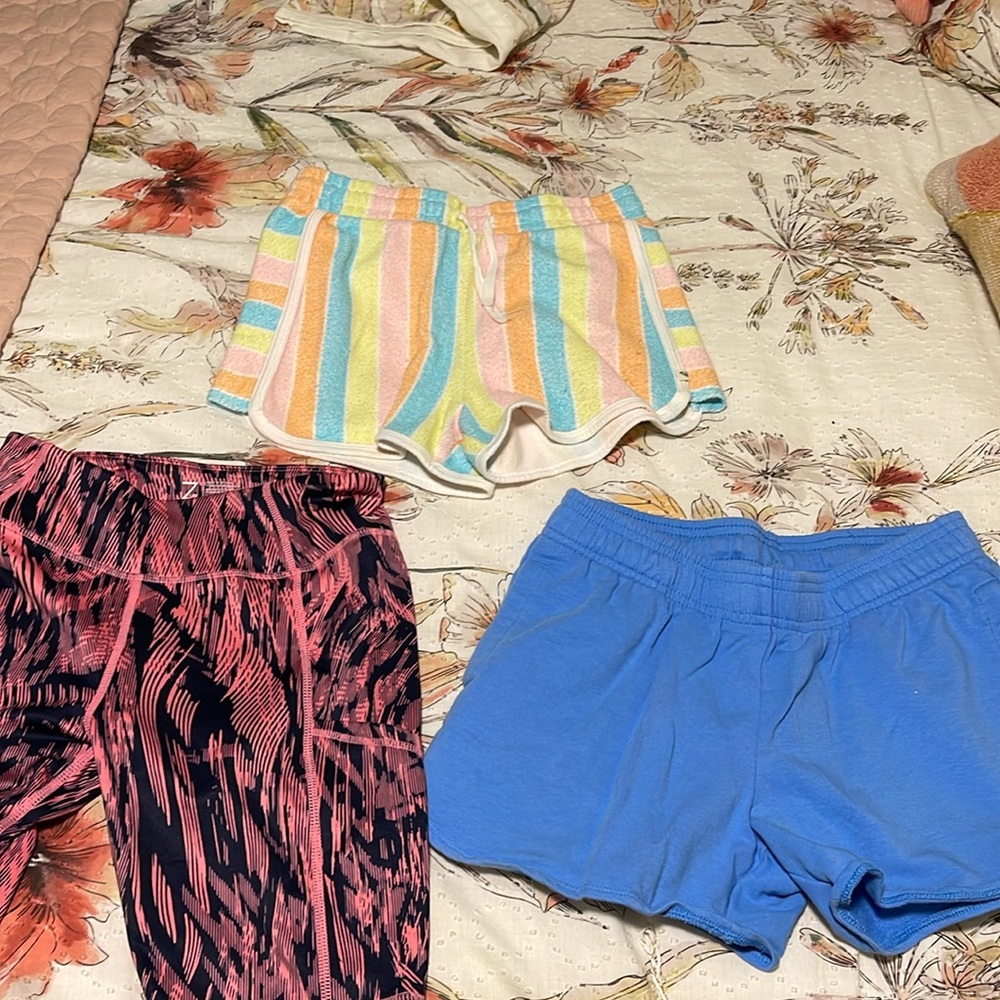 3 pack girls large size shorts